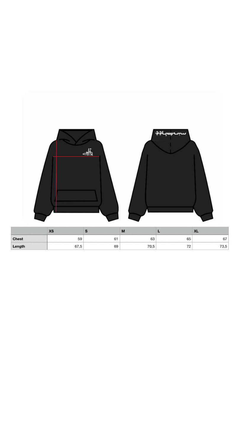MINSHEE BLACK HOODIE