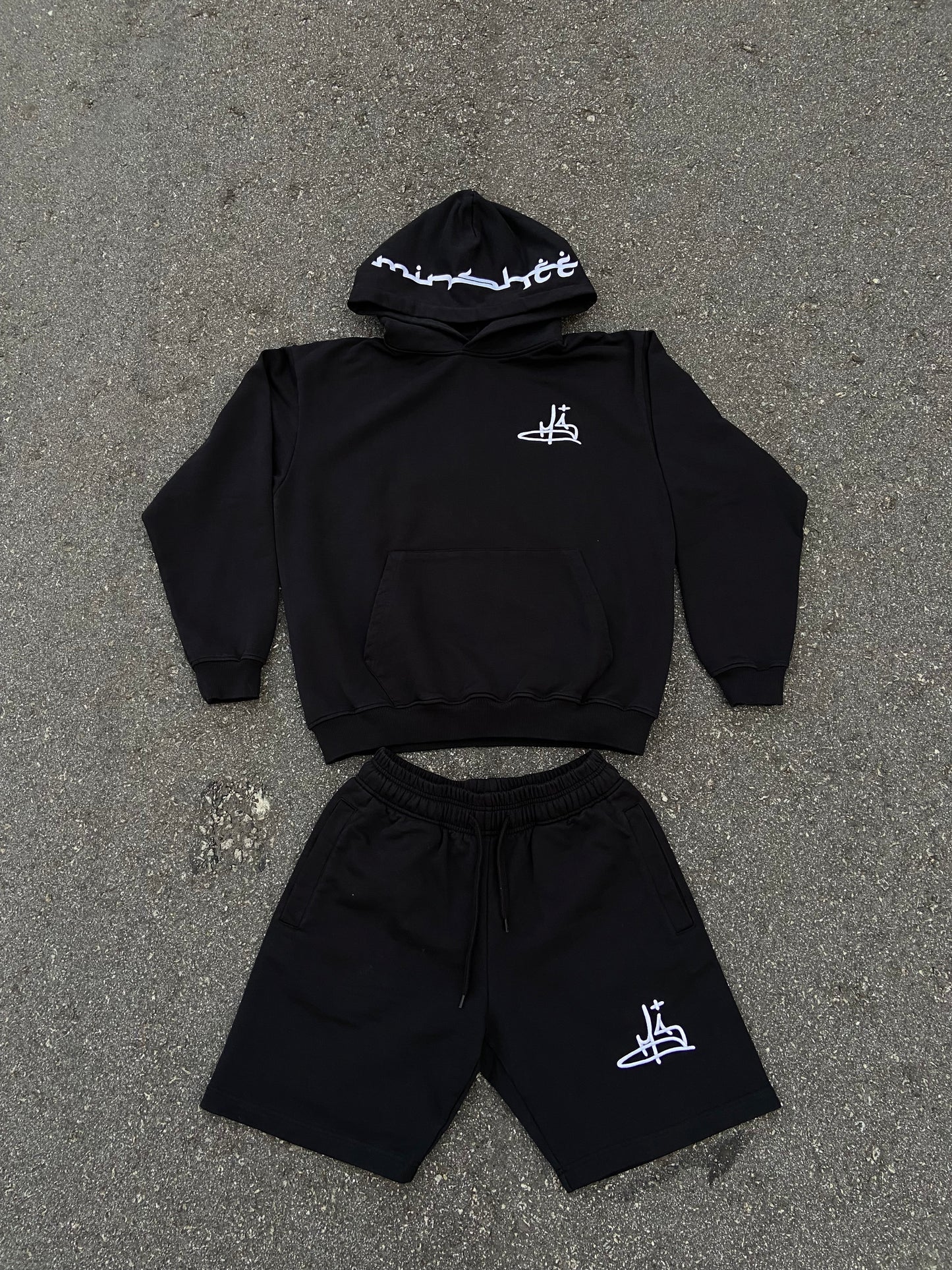 FULL MINSHEE BLACK TRACKSUIT